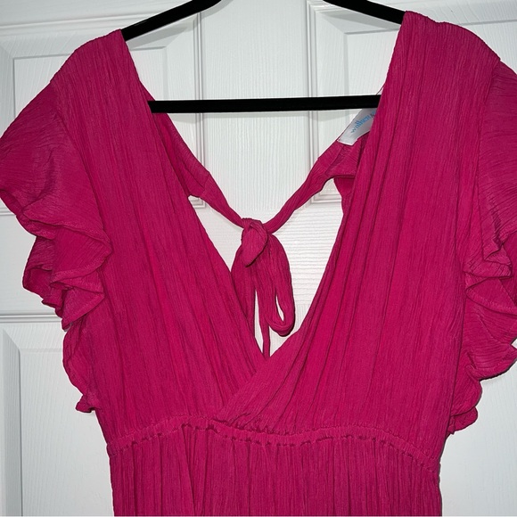 NWOT WALKER AND WADE PINK DRESS - Picture 7 of 13